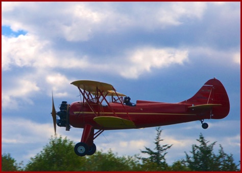 biplane fly over Cape Cod